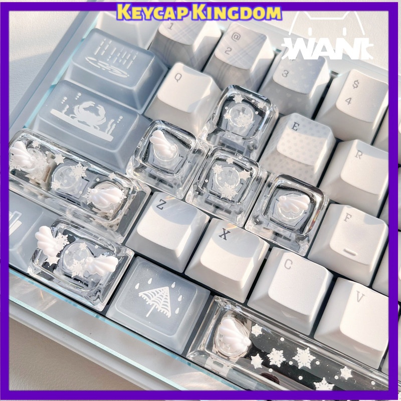 Gaming Accessories Dropshipping Suppliers - Teclado mecánico con temática de ángel