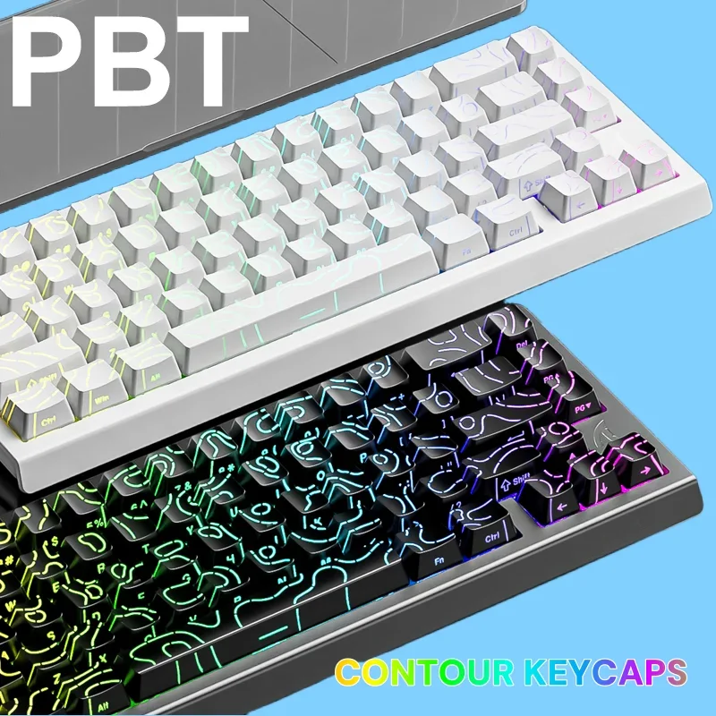 Gaming Accessories Aesthetic - Contour KM98 PBT Keycaps: perfecto para