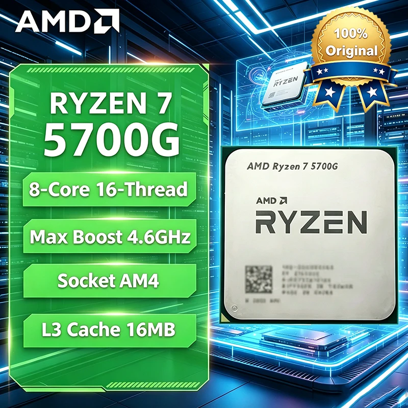 Amd Cpu Ryzen 7 - CPU AMD Ryzen 7 5700G, Procesador