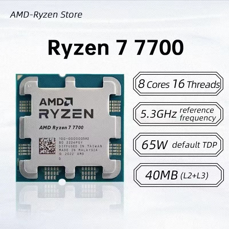 CPU para juegos de escritorio  - Amd Cpu Ryzen 7 reseña y precio
