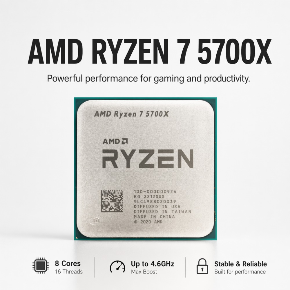 Procesador de Escritorio AMD R - Amd Cpu Ryzen 7 reseña y precio