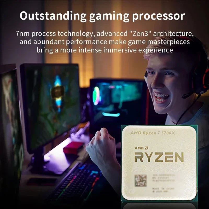 CPU AMD Ryzen 7 5700X de 8 Núc - Amd Cpu Ryzen 7 reseña y precio