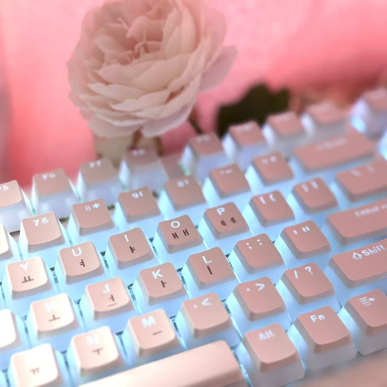 Hangul Keycap diseño coreano K - Gaming Accessories Aesthetic reseña y precio