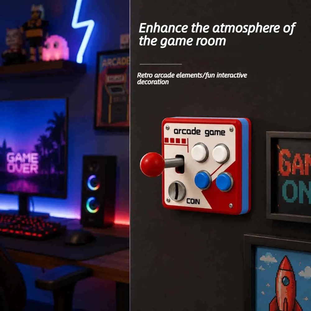 Cubierta de Joystick Retro par - Gaming Accessories Decor reseña y precio