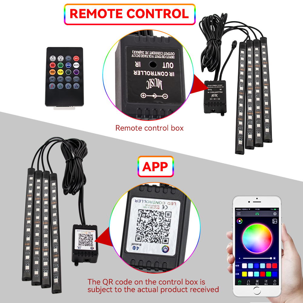 Kit de luz LED RGB para pie de - Rgb Hub Sync reseña y precio