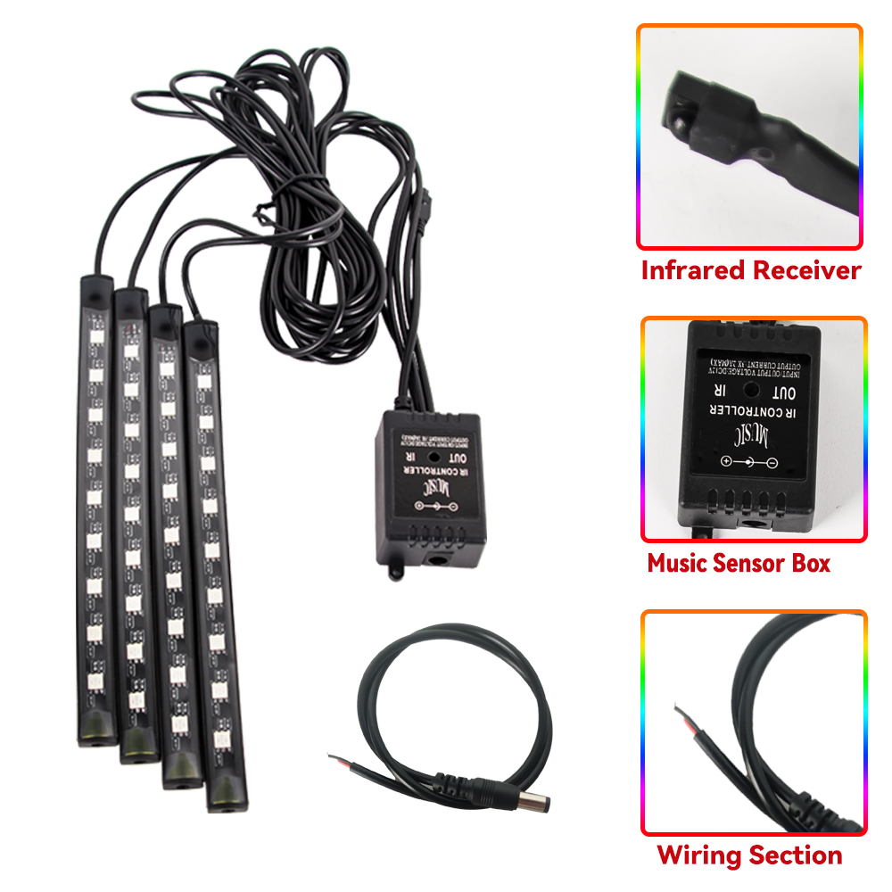 Kit de luz LED RGB para pie de - Rgb Hub Sync reseña y precio