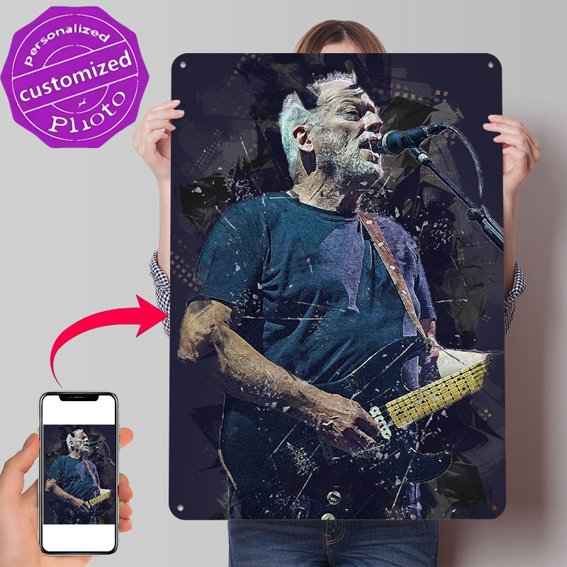 Póster Metálico de David Gilmo - Gaming Accessories Men reseña y precio