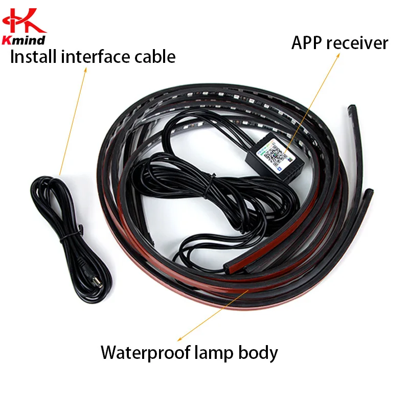 Luces LED de neón Underglow pa - Rgb Hub Sync reseña y precio
