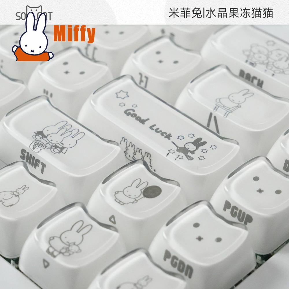 Teclas Kawaii Miffy, Lindas Te - Gaming Accessories Aesthetic reseña y precio