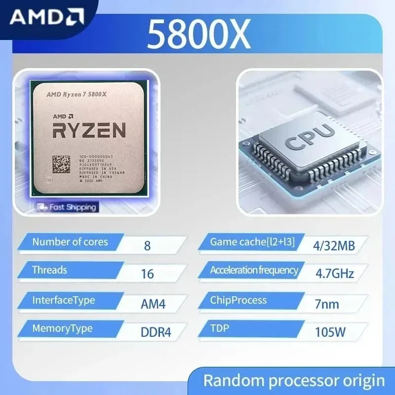 Socket AM4 2026 Nuevo AMD Ryze - Amd Cpu Ryzen 7 reseña y precio
