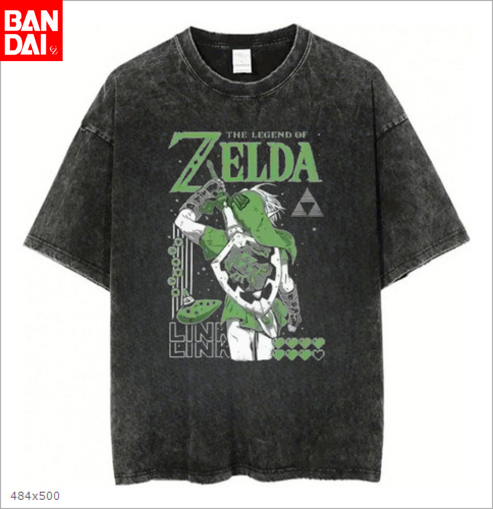 Camiseta de Algodón Negra Lava - Zelda Gaming Accessories reseña y precio